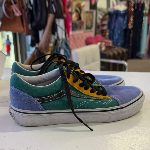 Vans Shoes - Vans Suede Colorblock Low-Top